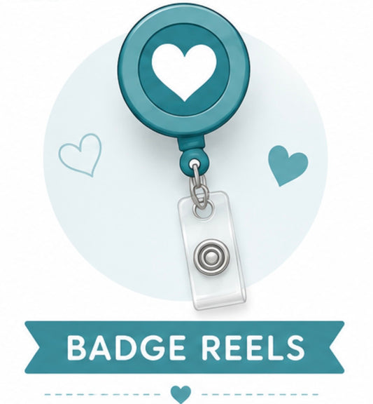 BADGE REEL WITH BEADS